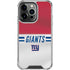 NFL New York Giants White Striped iPhone 16 Pro Clear Case